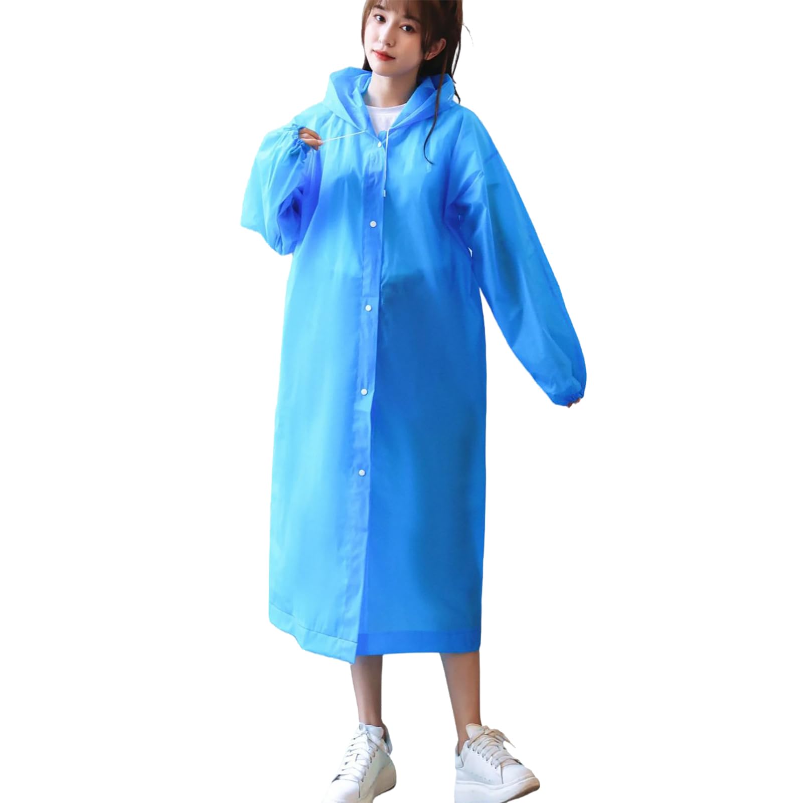 Capa Con Capucha De Aurora Boreal Azul Para Adultos – Disfraz De Fantasía Y Misterio, 100% Poliéster, Lavable, Ideal Para Halloween, Cosplay Y Fiestas Temáticas