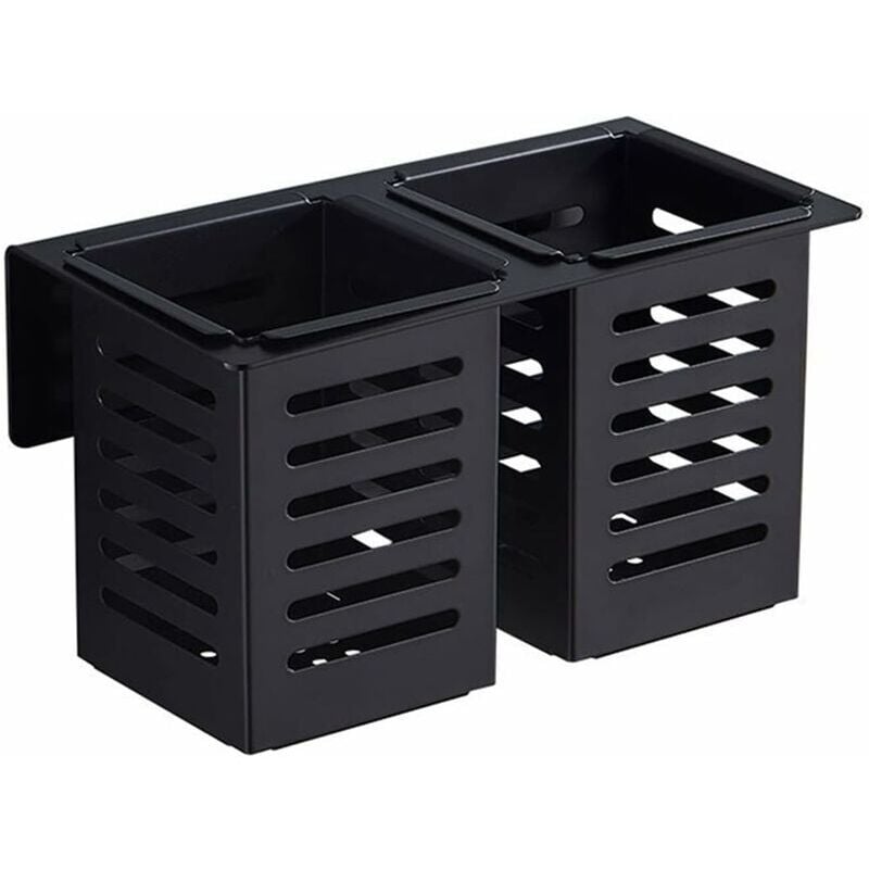 1-częściowa suszarka na sztućce montowana na ścianie, suszarka na sztućce, ociekacz na pałeczki ze stali nierdzewnej, możliwość mycia sztućców w zmywa