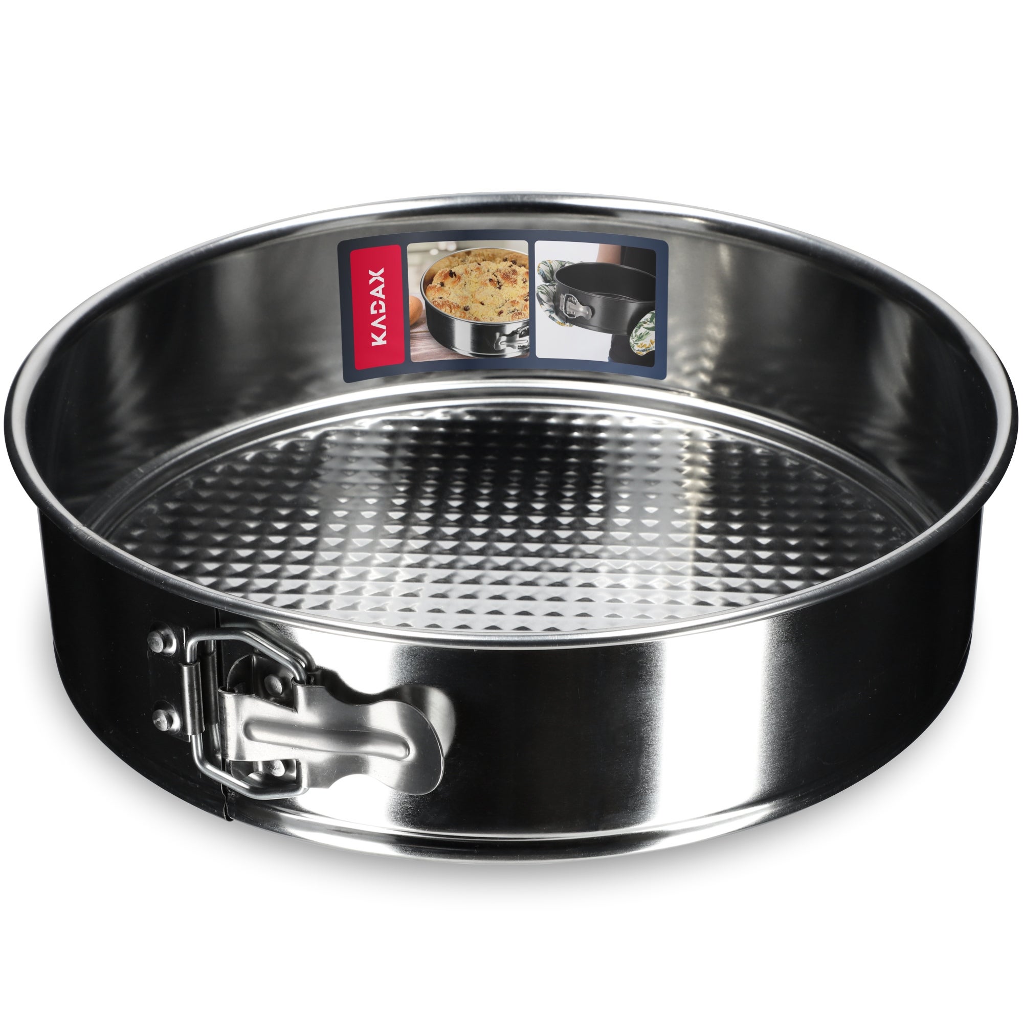 TORTOWNICA FORMA DO PIECZENIA CIASTA TORTU BLACHA OKRĄGŁA FOREMKA 28 cm