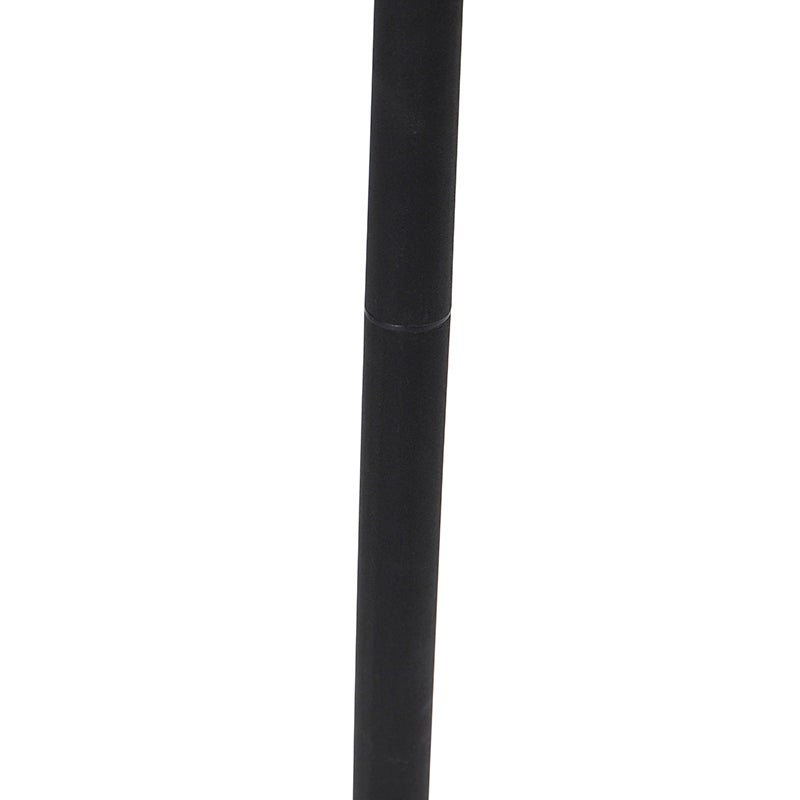 Qazqa classic-antique lanterne extérieure pour jardin - New Haven - noir, max. 15w, e27, 122cm, IP44 - 7