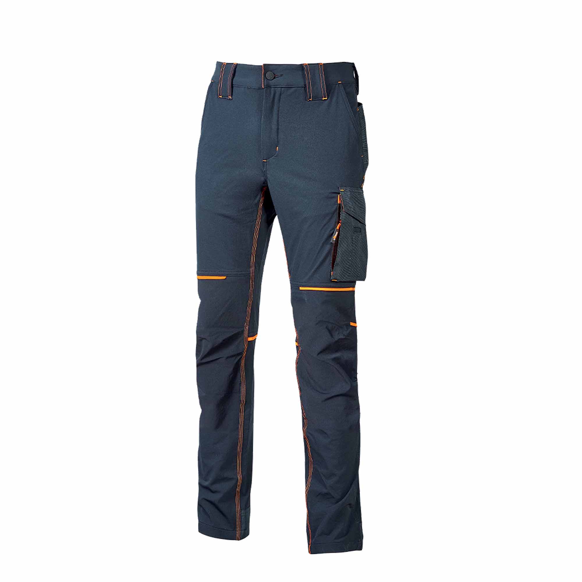 Pantalon De Sport U-POWER PERFORMANCE Modèle ATOM - Couleur Deep Blue, Taille 3XL, Coupe Athlétique
