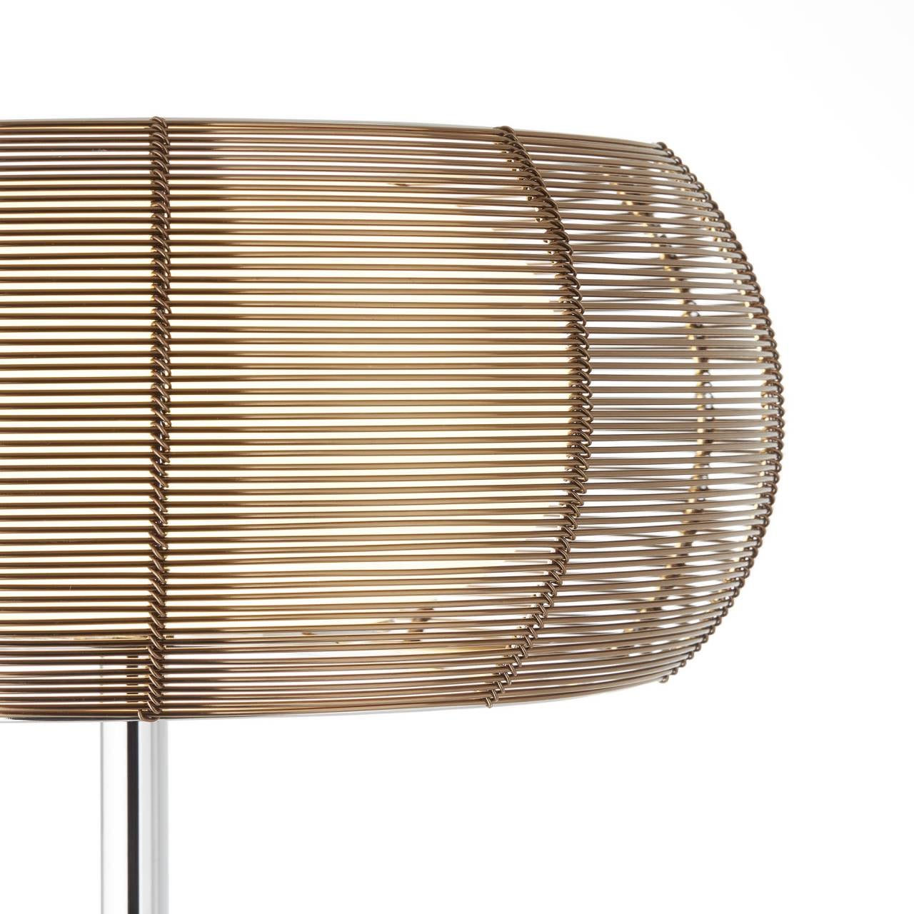 Lampa BRILLIANT, lampa sufitowa Woodrow 1-płomienna, jasnobrązowa, metal / bambus, 1x A60, E27, 60W, standardowe żarówki (brak w zestawie), A++. - 3