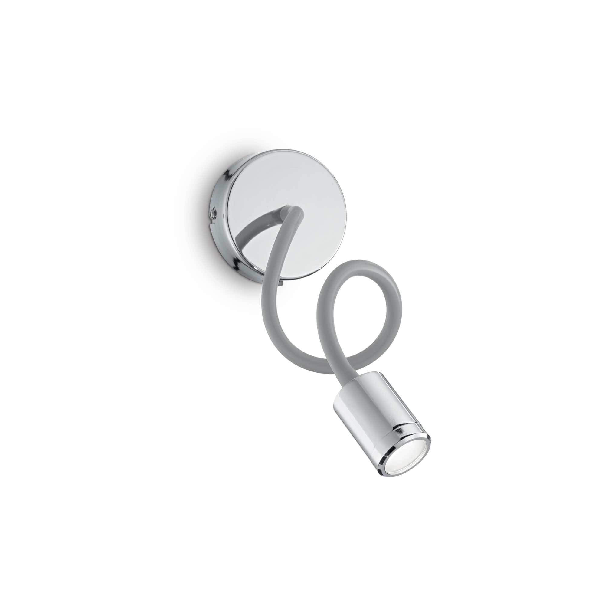 Ideal Lux  Applique Murale Chromée Focus-1 1 Ampoule , Leroy Merlin