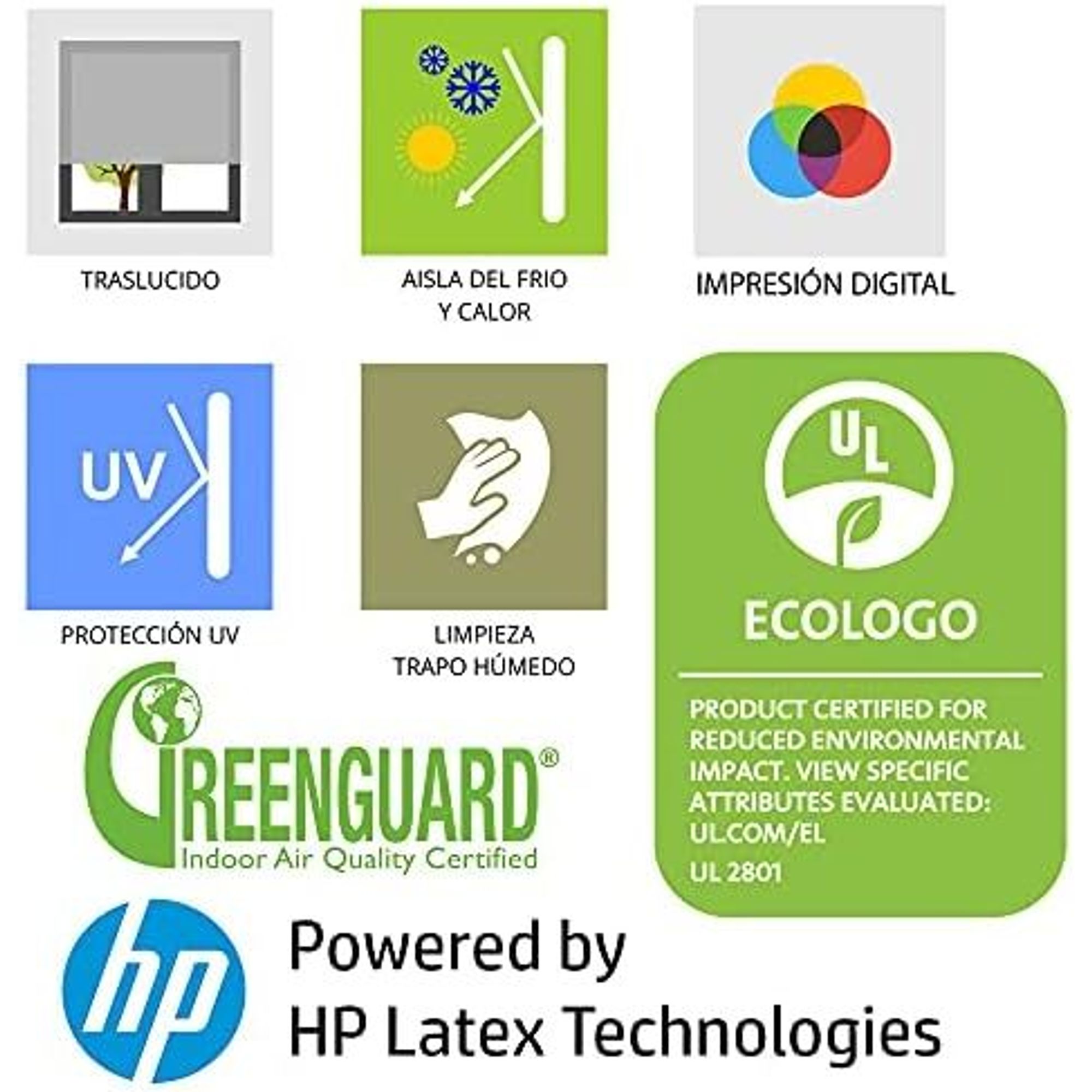 ECOMMERC3 | Tenda a Rullo Traslucida Misura 90x180 - Tenda in Tessuto Misura 87x175 - Tenda Termoisolante - 6