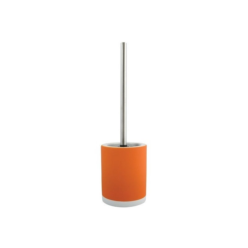 MSV Toilettenpapierhalter PS Wave Orange – Aus Polystyrol, Modernes Design Fürs Badezimmer