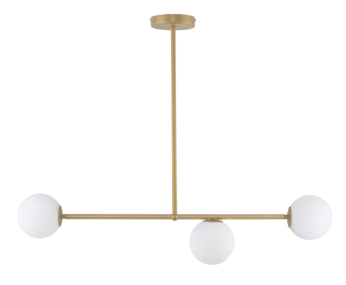 Lampa wisząca Gama złoto-biała 3 x G9 x 12W wym: 60 x 86 x 12 cm Sigma Lighting