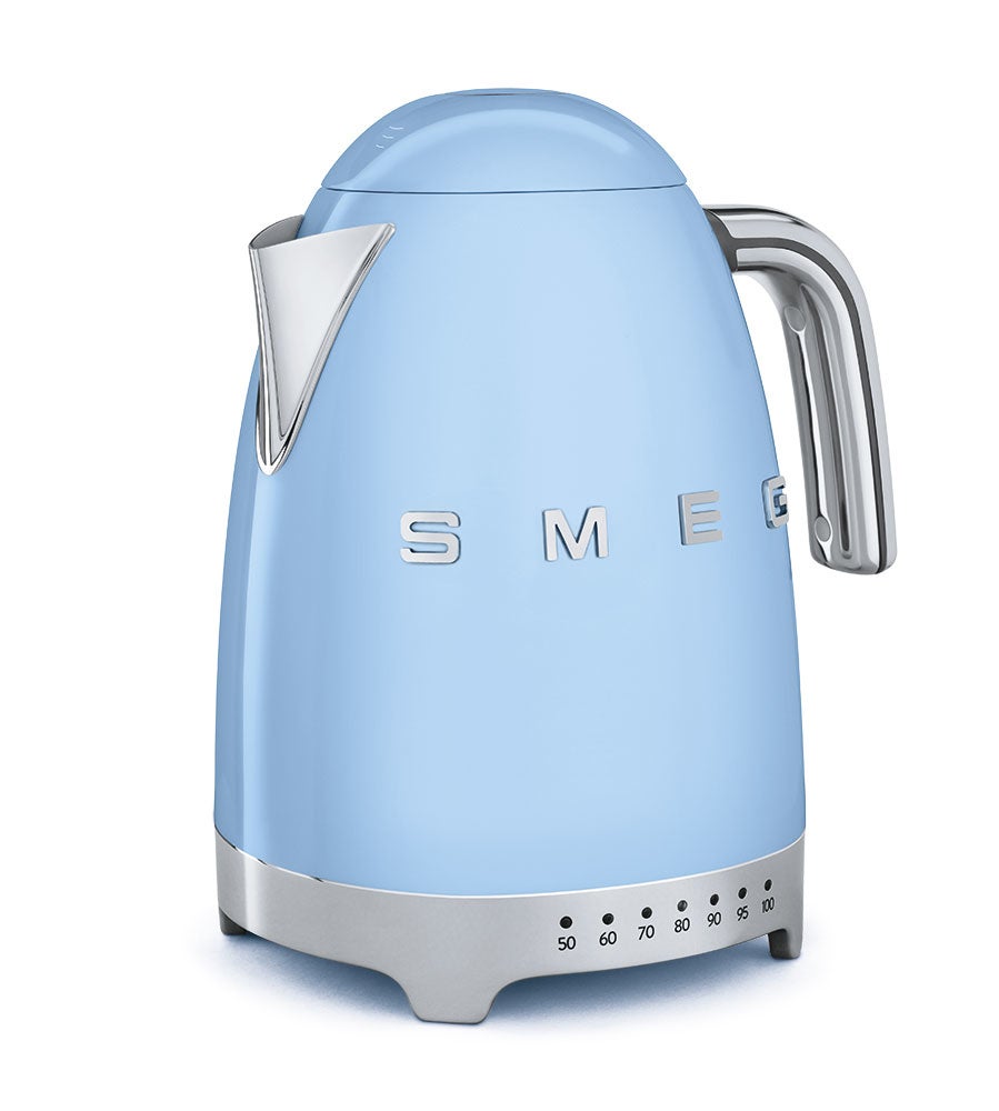 Bouilloire à température réglable 1,7L bleu azur KLF04PBEU Smeg - 9