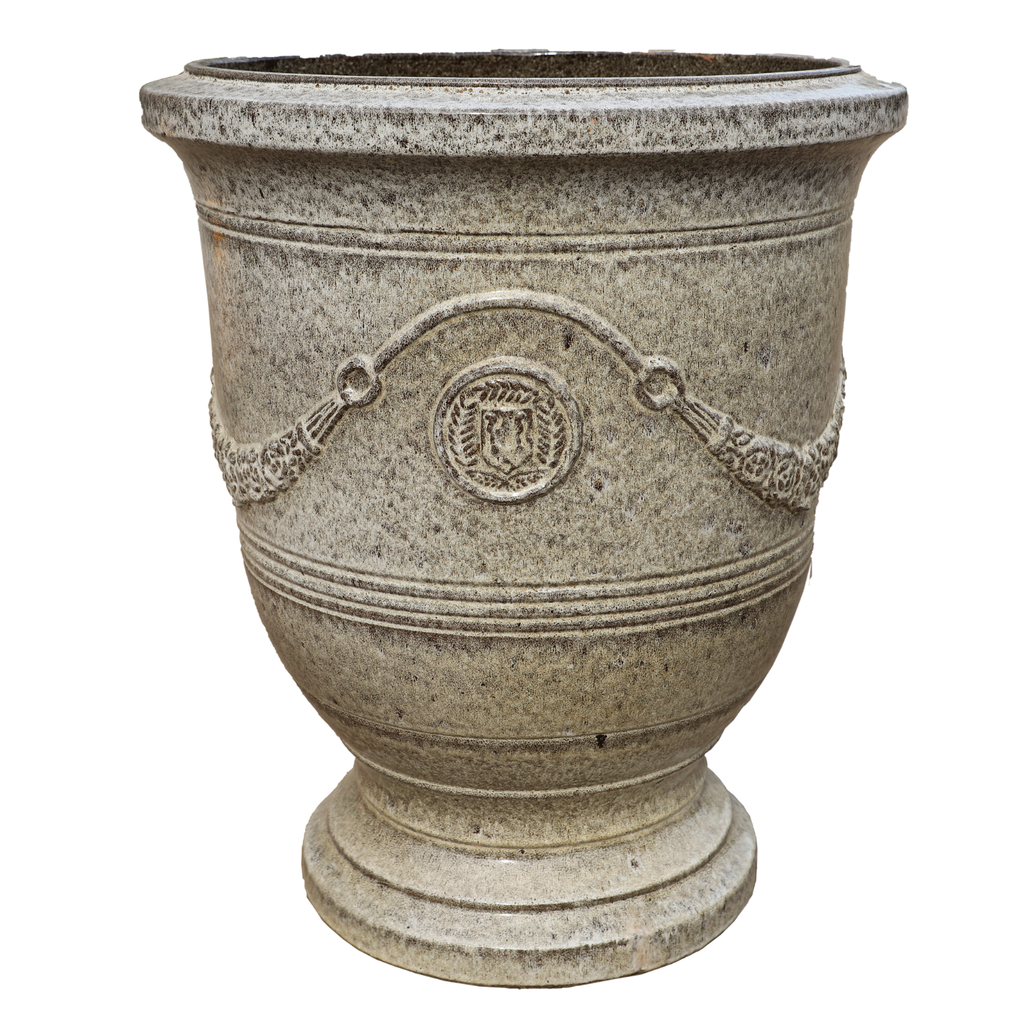 Pot à Lait En Terre Cuite émaillée Dansk Pottery – Motif Villa Blanc – Portugal – 370 Ml