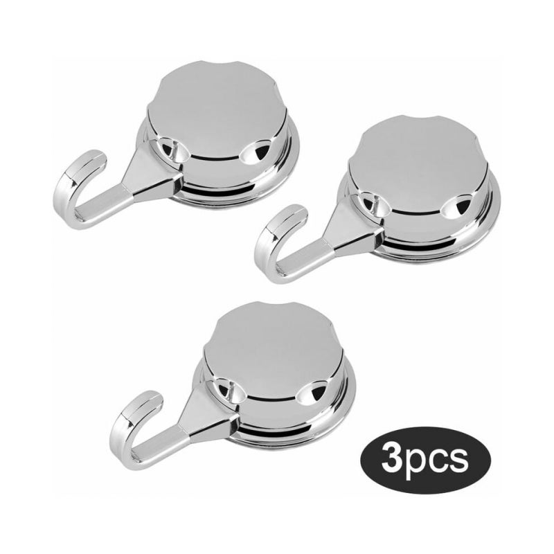 Potrójny haczyk próżniowy z przyssawką na ręczniki ABS wieszak ścienny do domu, łazienki, kuchni, szlafroka, luffa