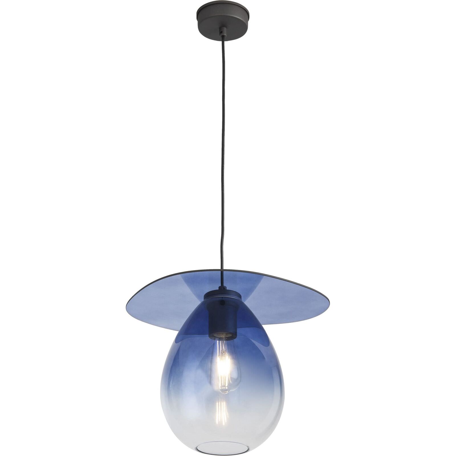 Suspension catella 34 x 33 x 31 cm noir bleu leroy merlin