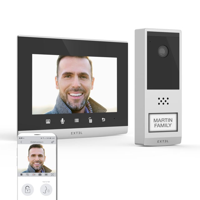 Videocitofono connesso - senza fili, a lunga portata 350 metri - Wave 2