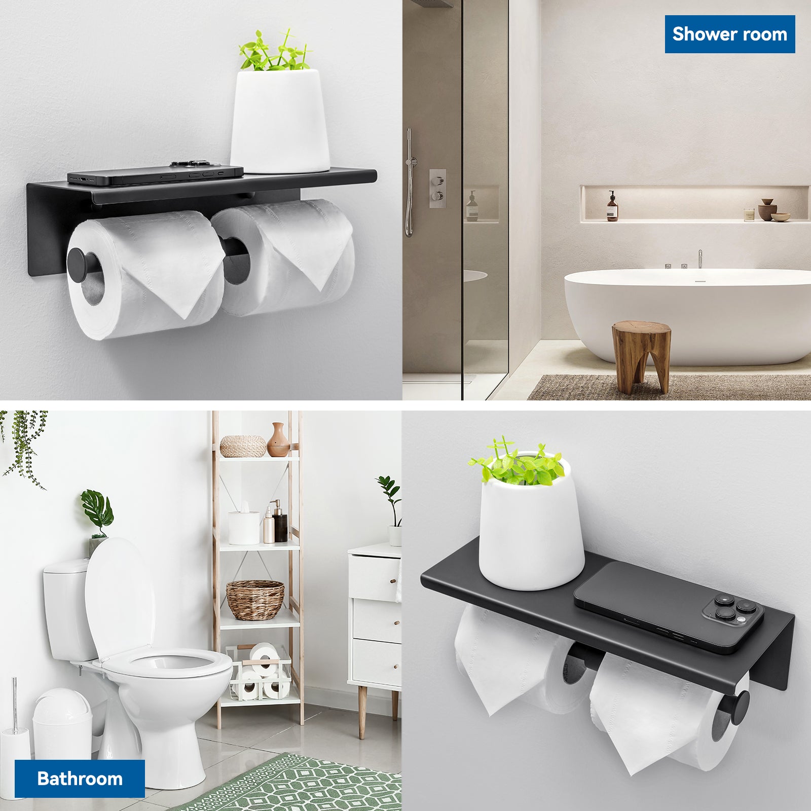 Portarrollo De Papel Higiénico De Acero Inoxidable Para Baño
