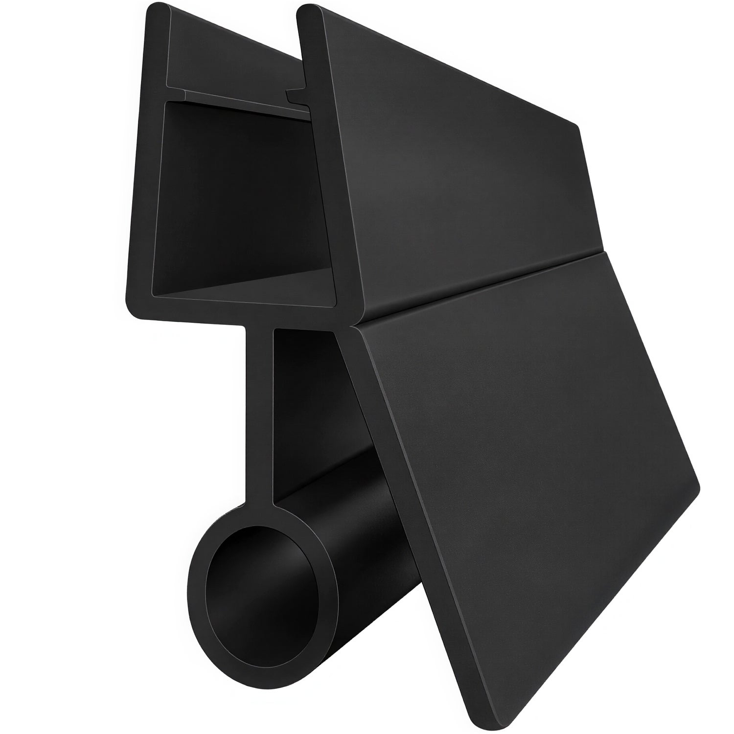 150 cm CZARNA USZCZELKA DO KABINY PRYSZNICOWEJ SZYBY SZKŁA 4-6mm DRZWI DOLNA 1,5 Metra