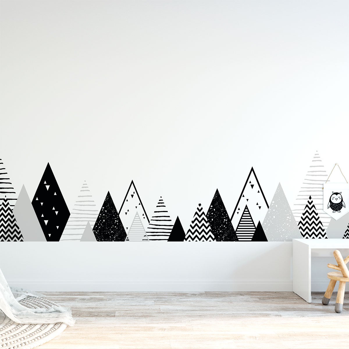 Adesivo bambino di montagna scandinavo manonka - Sticker adesivo - adesivi murali - 60x100cm - 8