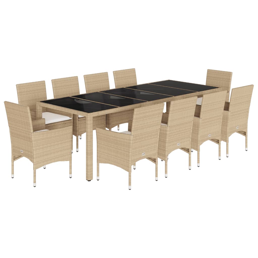 Salottino Da Esterno VidaXL Set Di Sedie Da Esterno Contemporaneo In Rattan | Beige Sedie Rattan