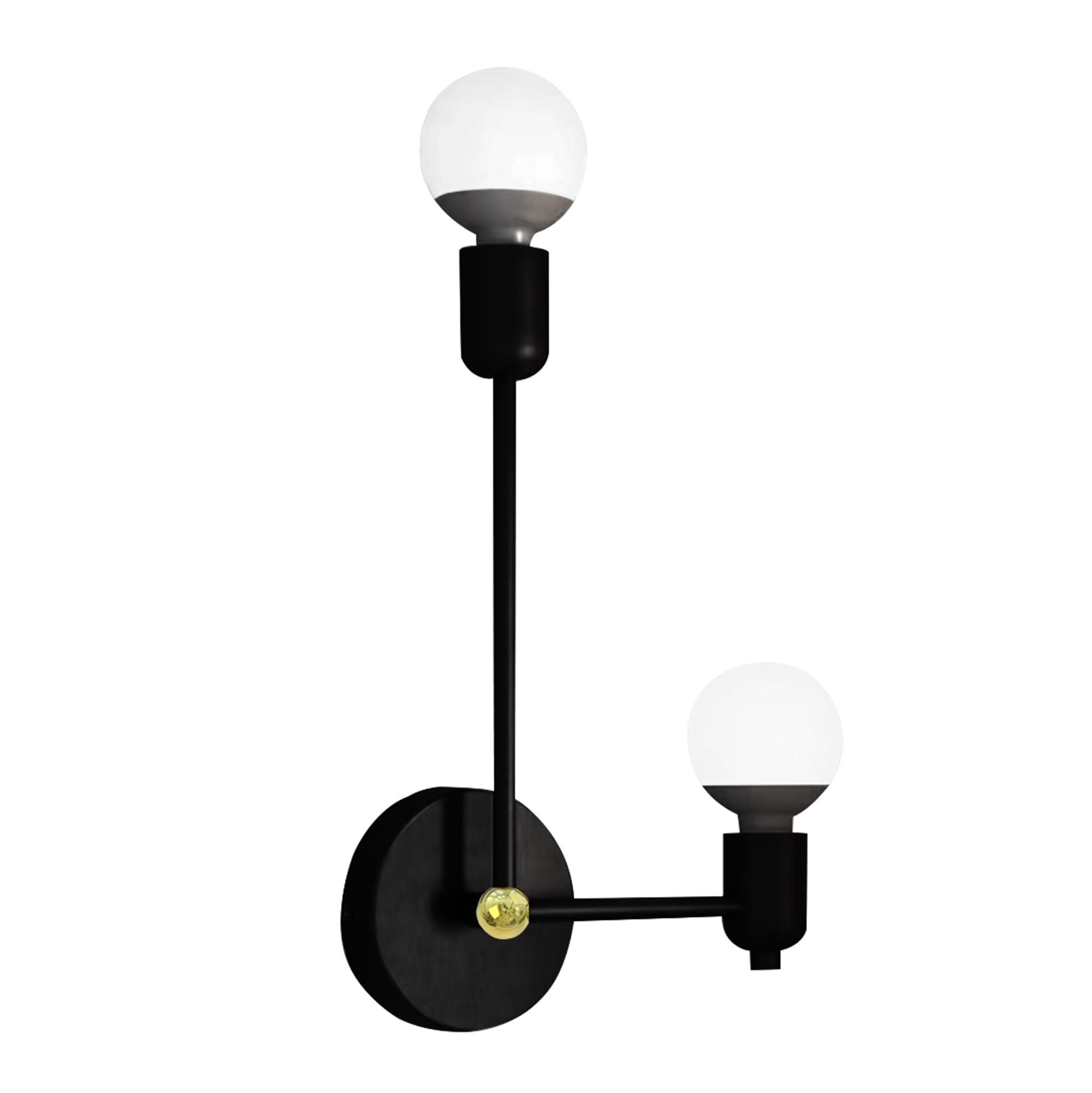 Kinkiet Toolight App1707-2W Czarny, Złoty