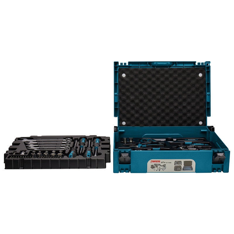 Coffret Makpac avec 87 outils à main - MAKITA E-11542 - 3