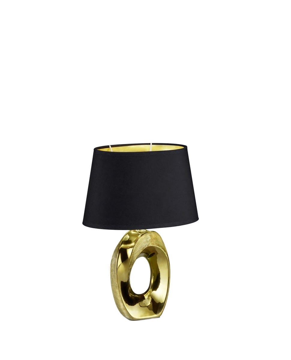 Lampa stołowa Trio Taba złota z 1 żarówką E14, 33 cm