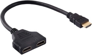 Adaptateur USB Vers HDMI 2 En 1 - 1080p Full HD - Plug & Play - Pour Téléphone Android/iOS Vers TV, Moniteur, Projecteur - Câble 1 Mètre - Boîtier ABS Ventilé