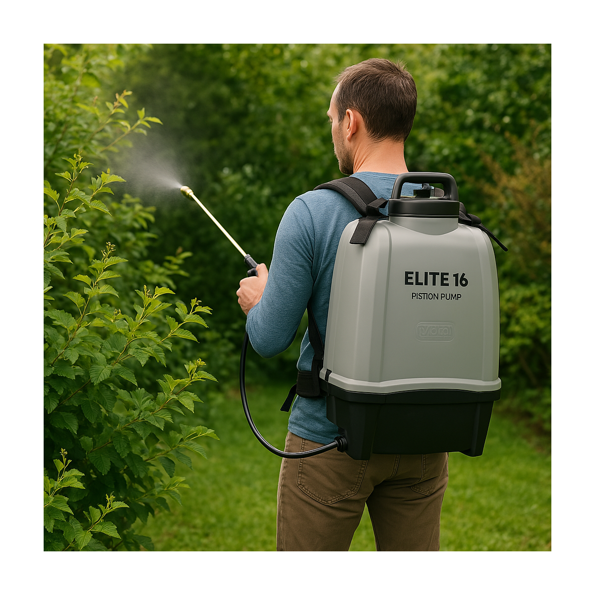 Pulverisateur Électrique à Batterie 16L 8 Bar 2 Batteries Lithium Chargeur Végetaux Toiture VOLPI - 2