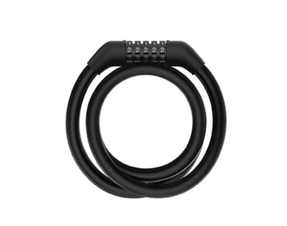 Zamek na kabel Xiaomi BHR6751GL stalowy kabel 1200 mm wytrzymałość 1500 N czarny