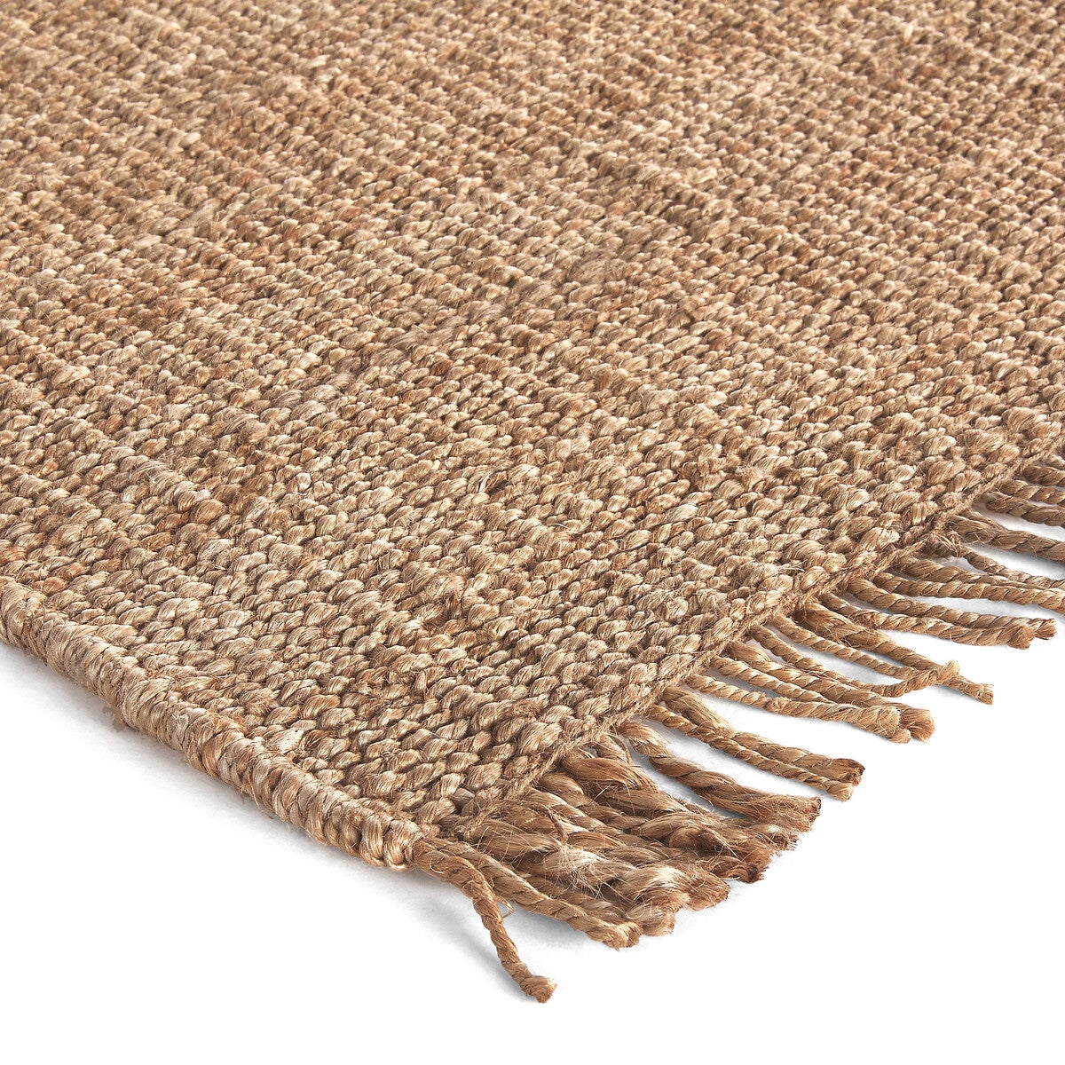 Tapis de couloir en jute, Ajan - Beige naturel - 80 x 200 cm - 2