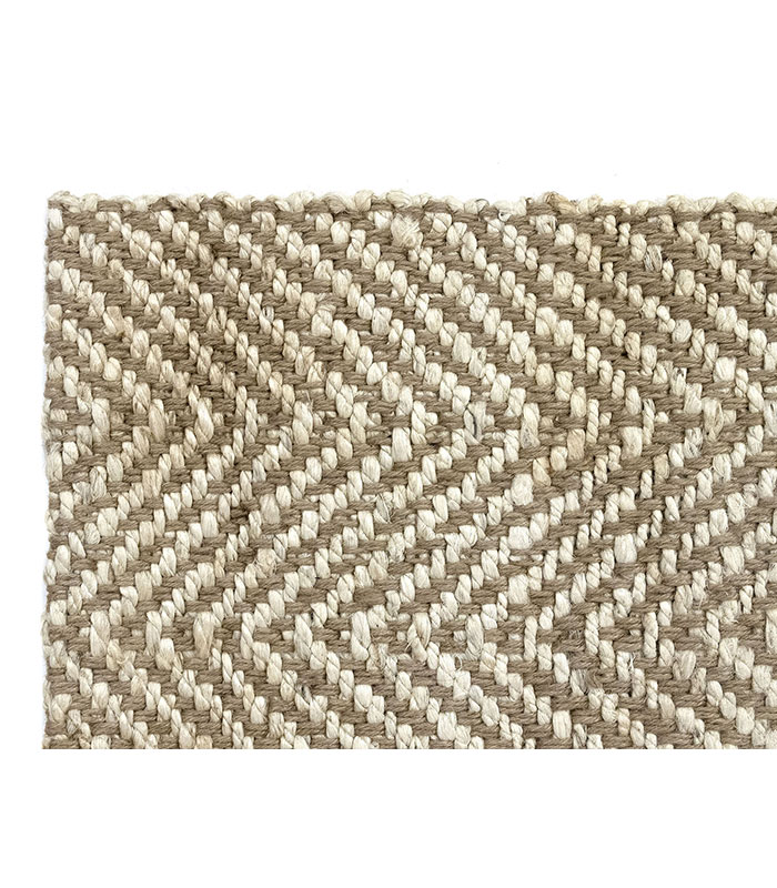 Hamid - Tappeto di Iuta ALCÁZAR BIANCO 250x350 - 3