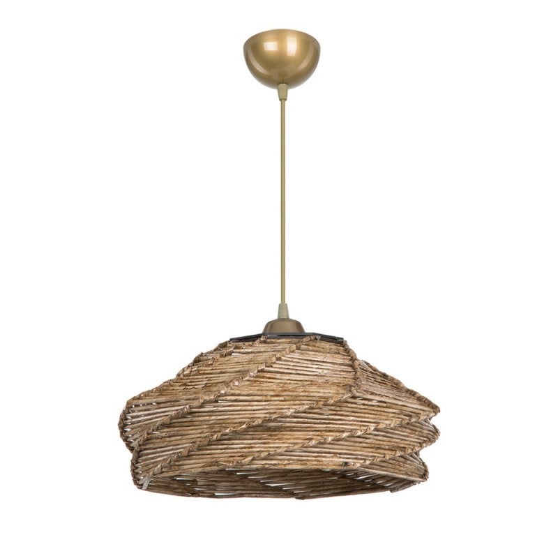 Piatto Smaltato Per Lampade In Ferro - Diametro 30 Cm, Foro 4 Cm, Per Portalampade E27, Da Esterno/Interno