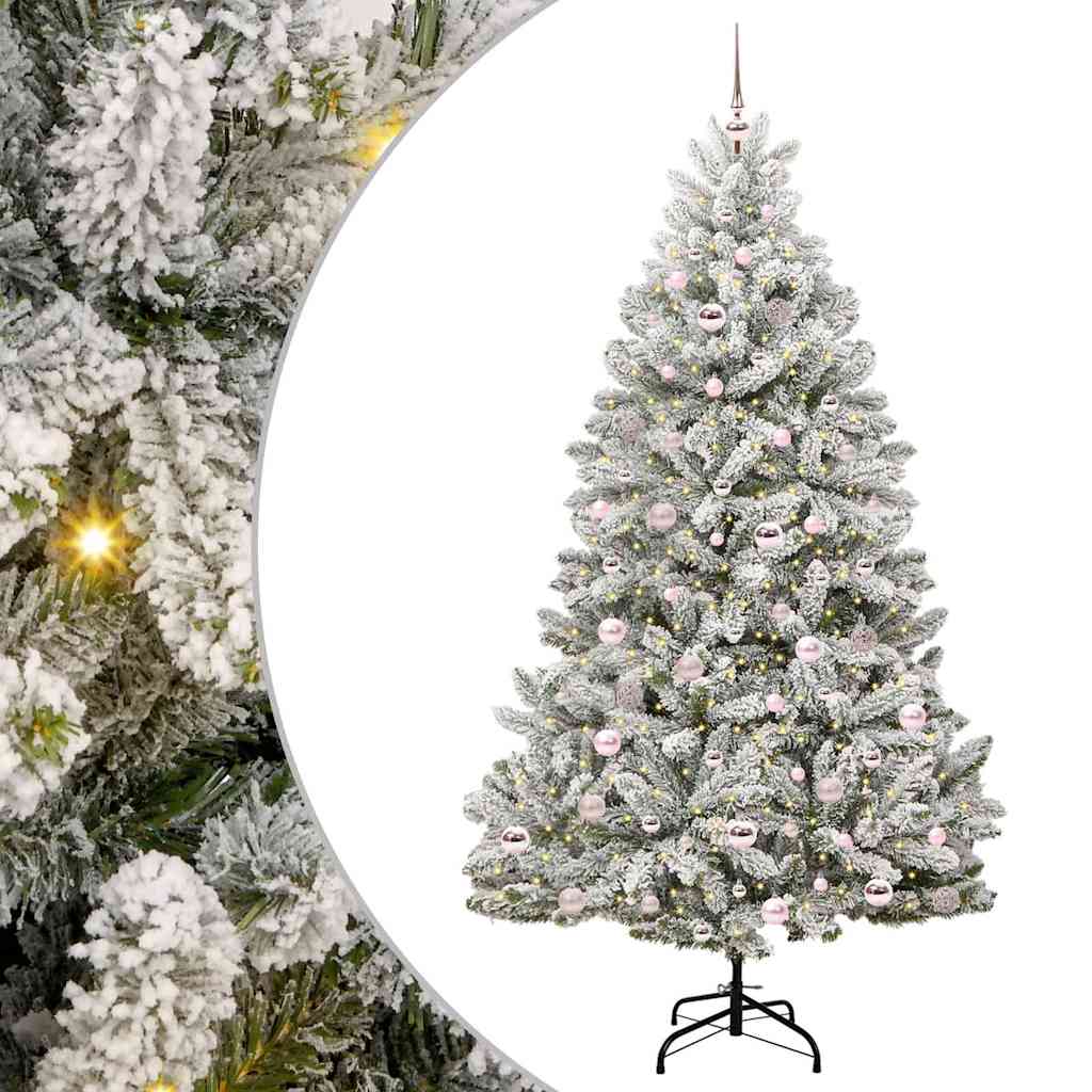Sapin de Noël artificiel Vert 210 cm PVC, plastique et acier vidaXL | Leroy Merlin