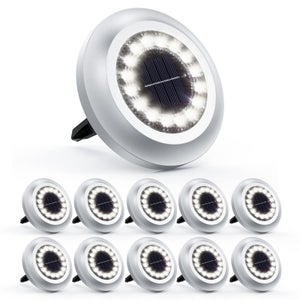 FOREHILL 16 Luci Solari A LED Per Esterni - 8 Faretti Solari Da Giardino Impermeabili Per Vialetti Sentieri Patii Cortili Prati Interrati E Da Incasso 84492951 FOREHILL 16 Luci Solari A LED Per Esterni - 8 Faretti Solari Da Giardino Impermeabili Per Vialetti Sentieri Patii Cortili Prati Interrati E Da Incasso 84492951