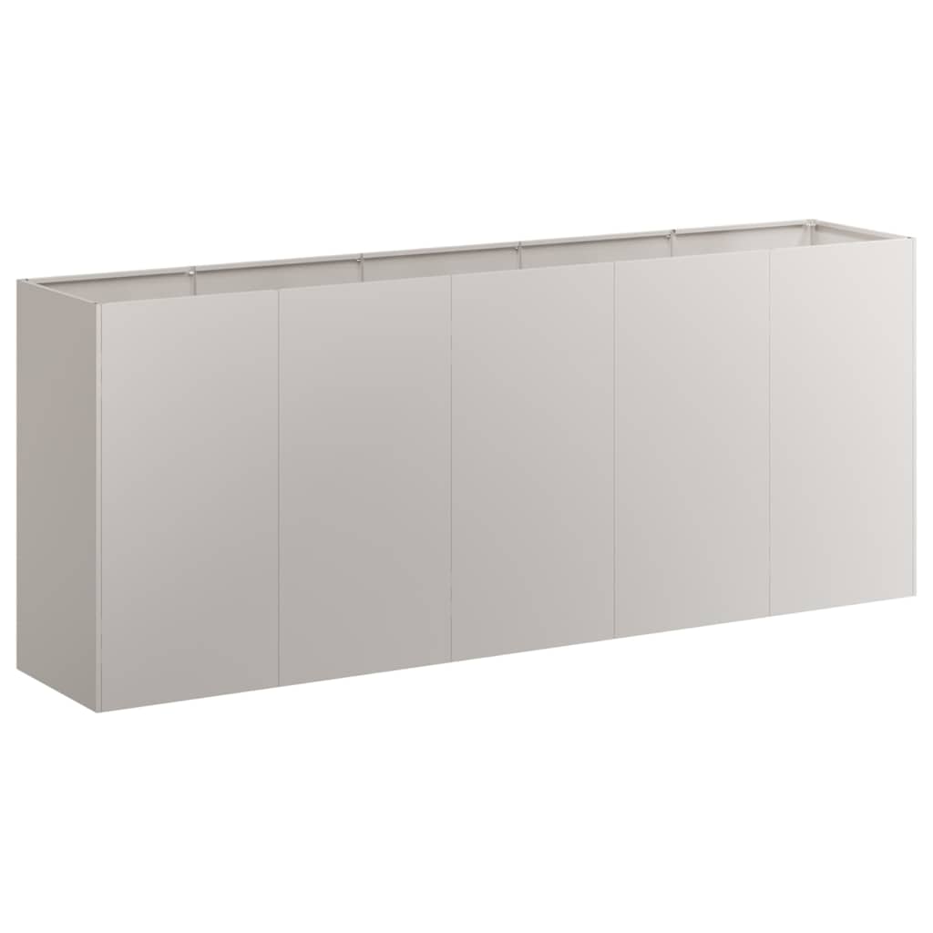 Jardinière rouillé 200x40x80 cm acier inoxydable vidaXL - 5