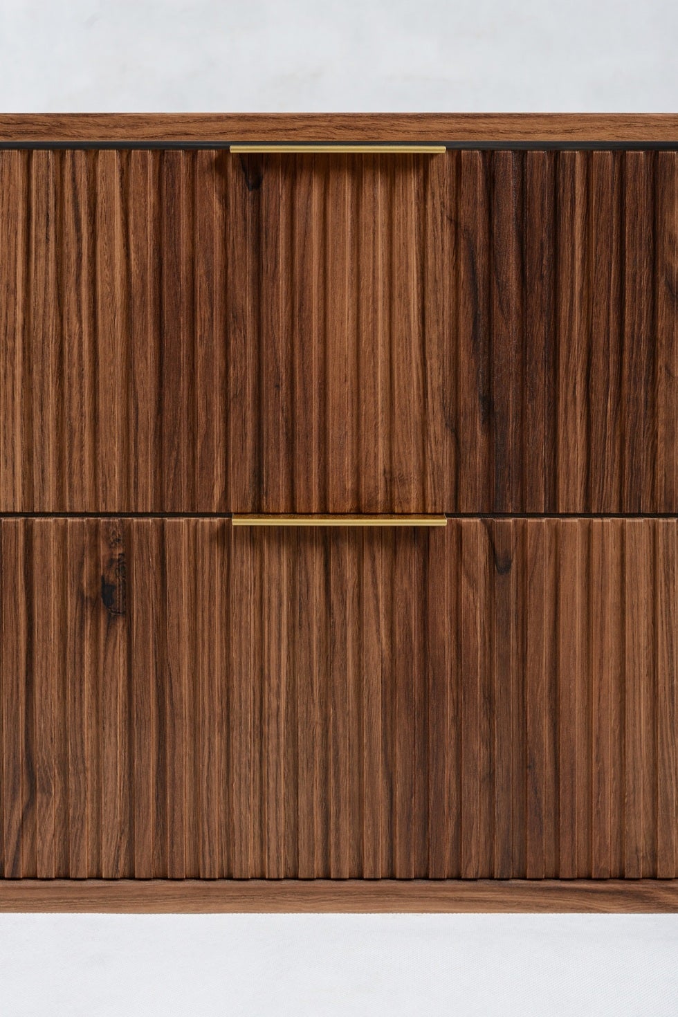 Meuble sous-vasque à suspendre GLAMOUR coloris noyer foncé 120 cm - 8