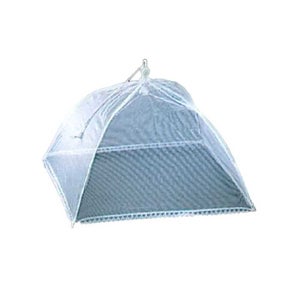 Lot De 2 Housses Alimentaires Pliables Anti-mouches - Filet Protection Cuisine, Pique-nique, BBQ (32x32 Cm)