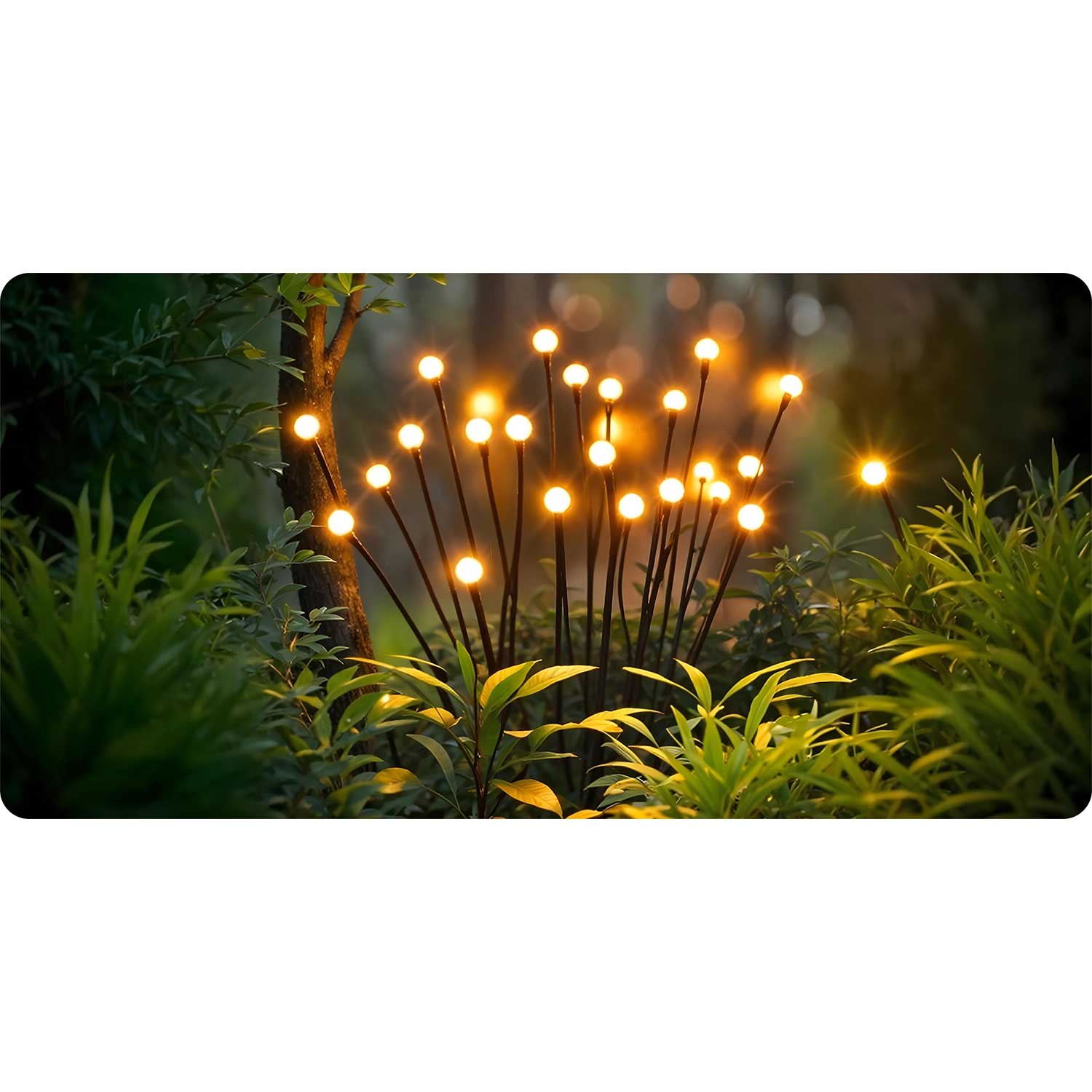 Lampe Solaire Ilumen LS-101 avec Lucioles - 2 Pièces - 5