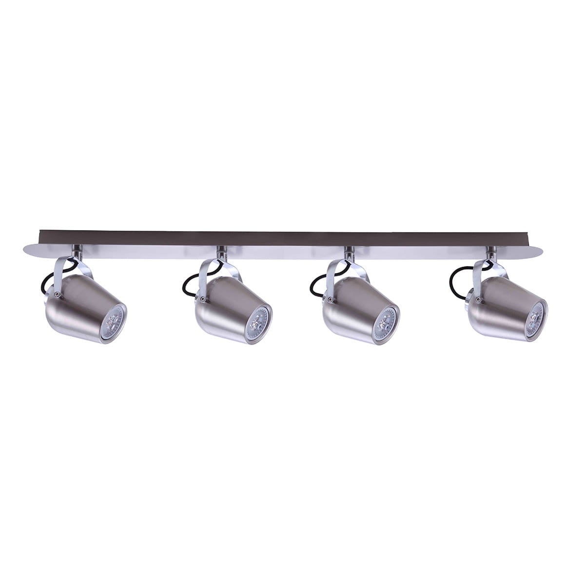 Lampa sufitowa wisząca Josie nikiel 4xGU10x50W nowoczesna wym: 79 x 12 cm metal Italux