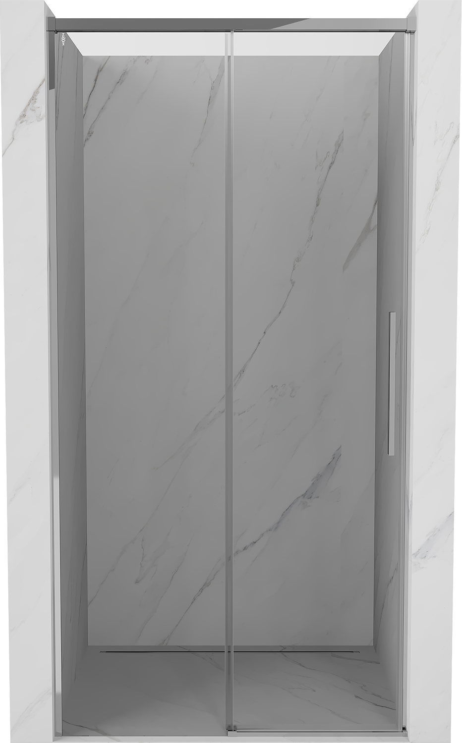 Mexen Rox drzwi prysznicowe rozsuwane 100 cm, transparent, chrom - 8C2-100-000-01-00