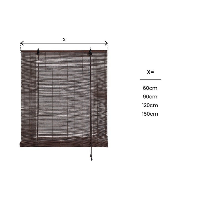 Tende Bambú Rollo, Tende Bamboo Wengé 90X250 - 4