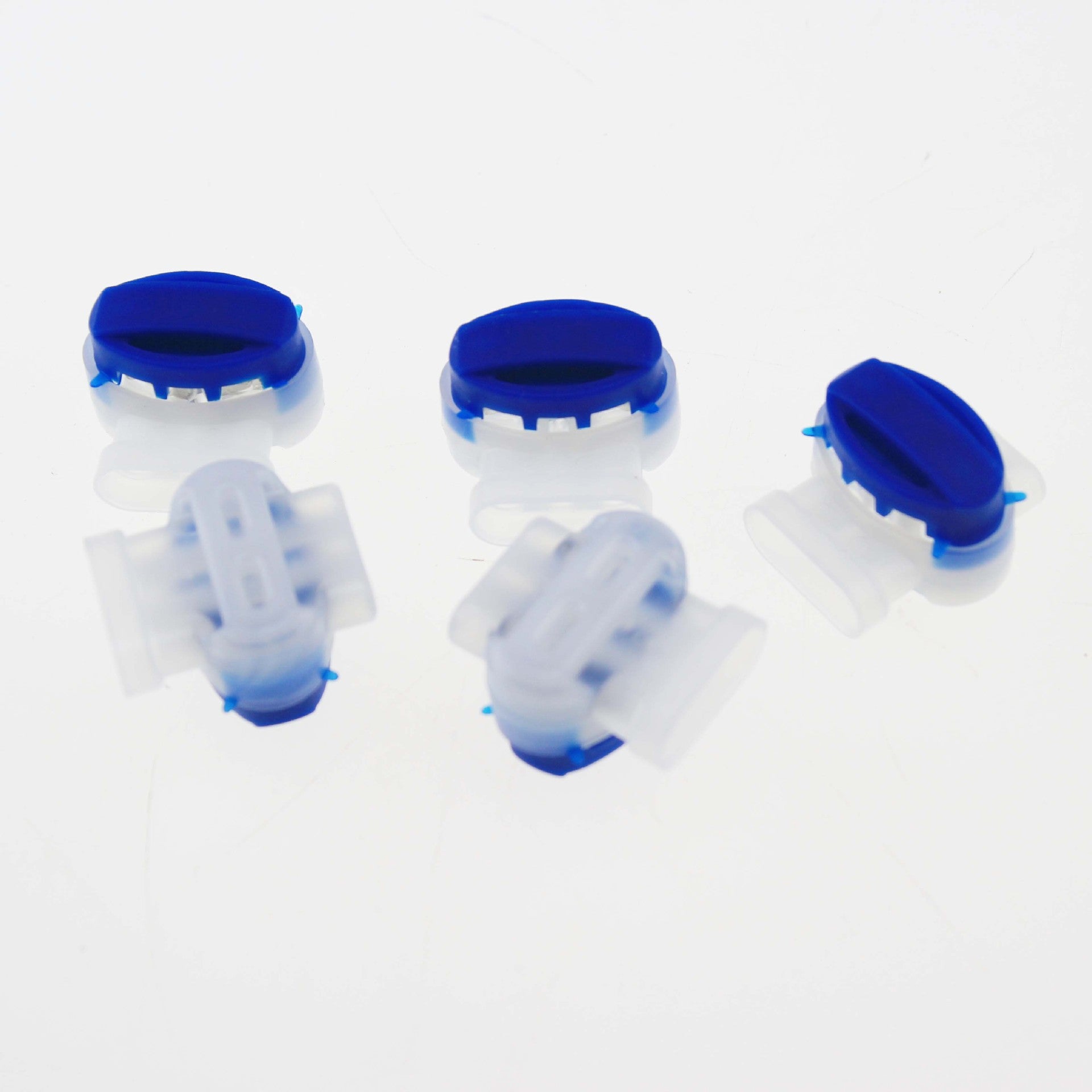 Connecteur de fil terminal pour tondeuse à gazon, bornier bleu, connecteur de câble de tondeuse à gazon robot, 15 pièces - 4