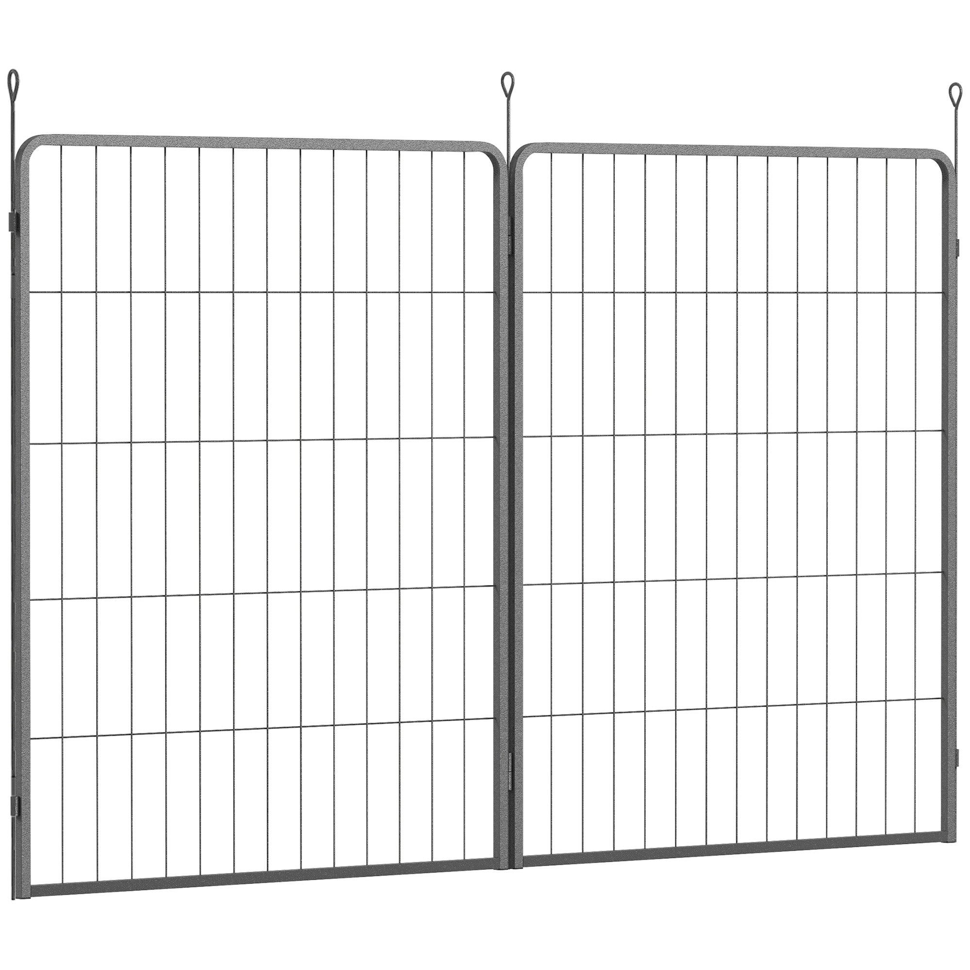 Extérieur Pour Cour, 101,6 Cm H X 7,2 M L, Clôture En Métal