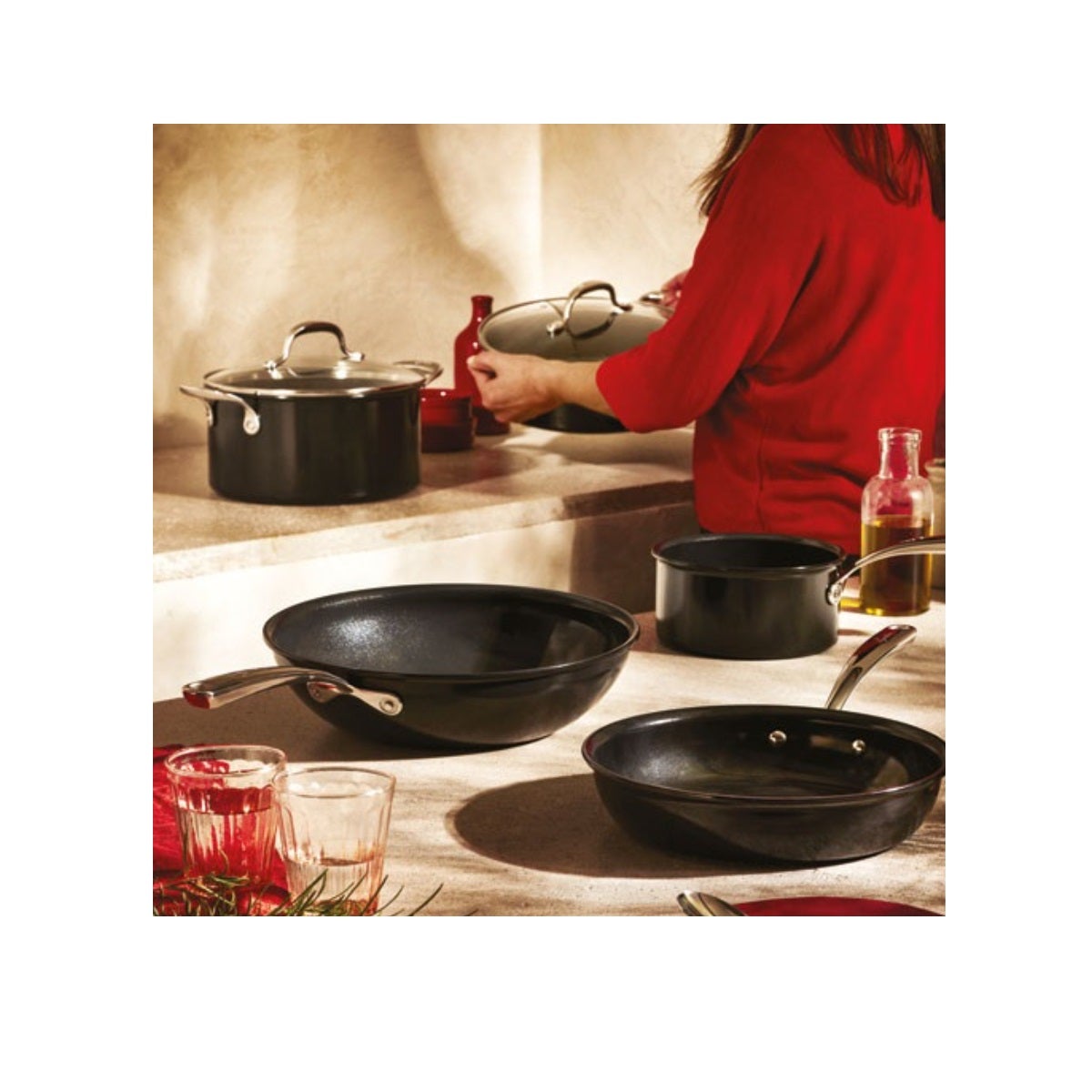 Lagostina Desideria, Casseruola Fonda 20 cm, Rivestimento in Ceramica Antiaderente, Fatta per Durare, Ridotto Impatto Ambientale, 010275031220 - 3