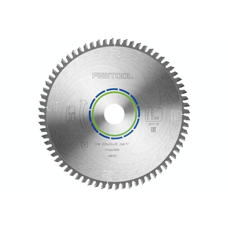 Tarcza do piły tarczowej Festool HW 225 mm 68 zębów do aluminium i plastiku