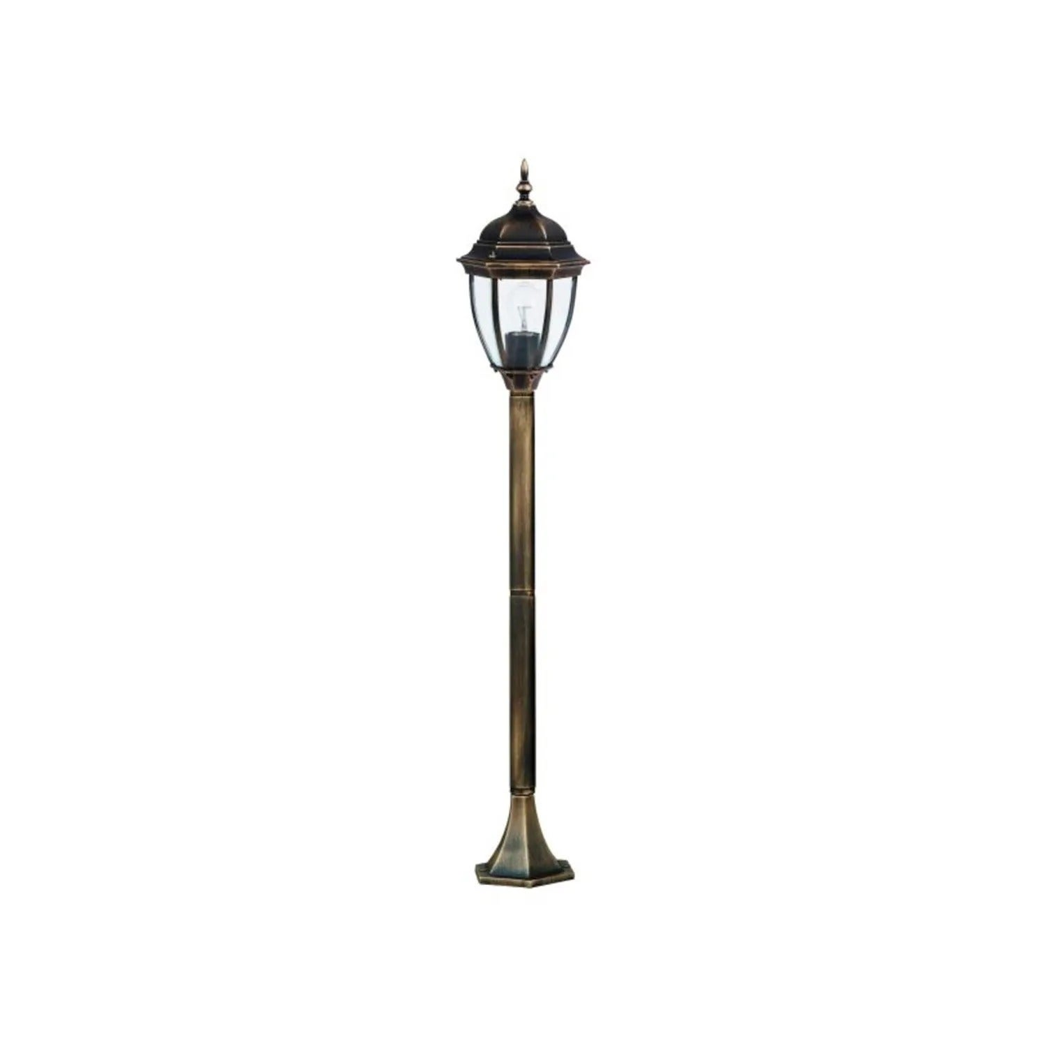 Lampa ogrodowa stojąca Toronto złoto antyczne 1xE27x60W IP44 wym: 113 x 20,5 x 20,5 cm metal Rabalux