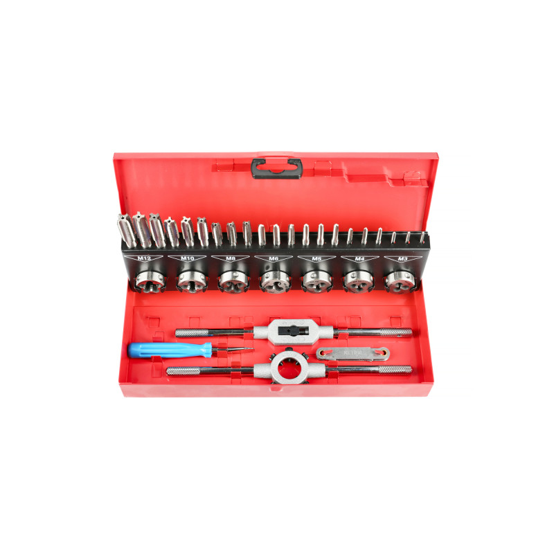 Coffret de 32 tarauds à mains et filières HANGER 155899 - 3