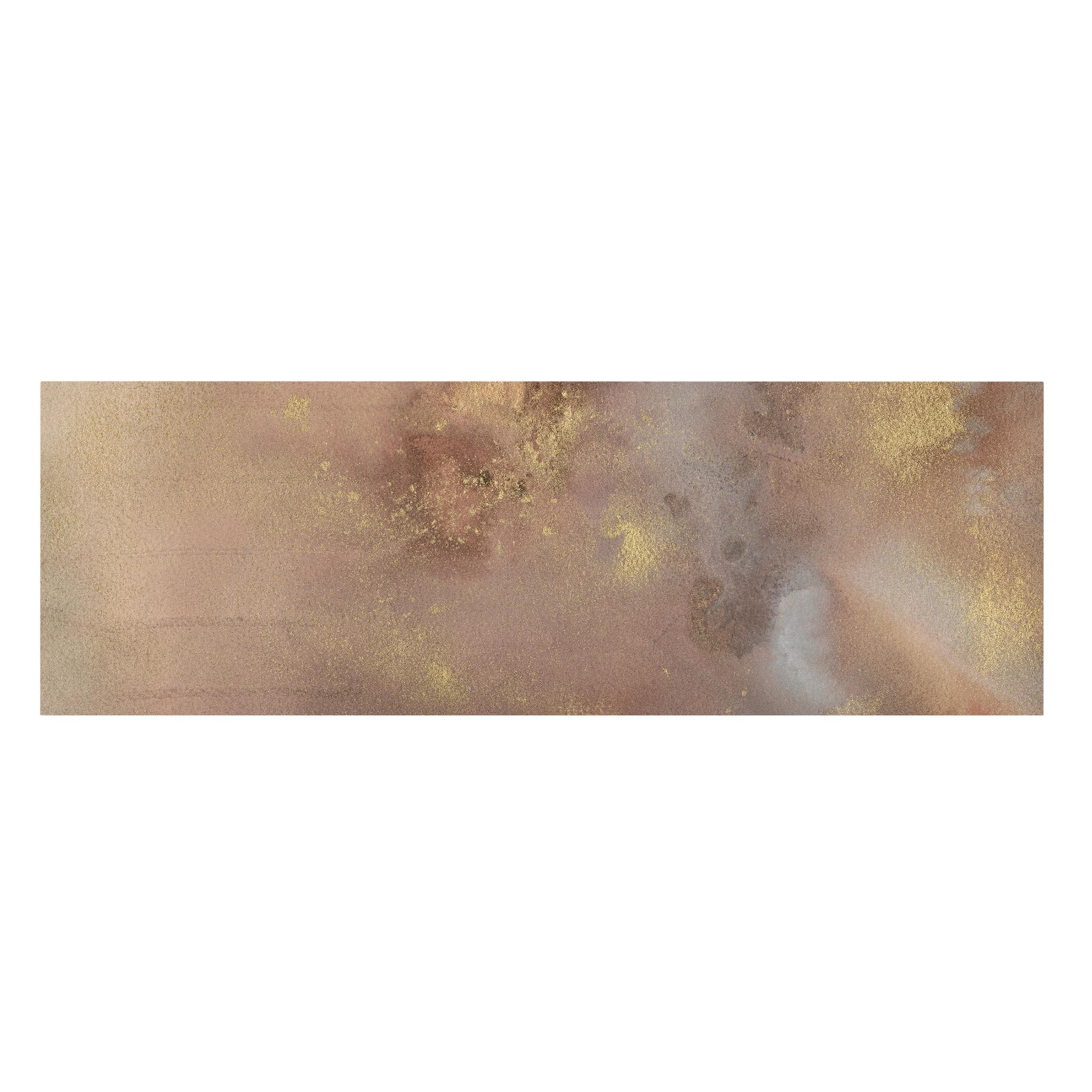 Impression sur toile tableau sur toile châssis beige aquarelle peinture artiste 301 cuisine chambre à coucher salon couloir 150 x 50 cm - 5