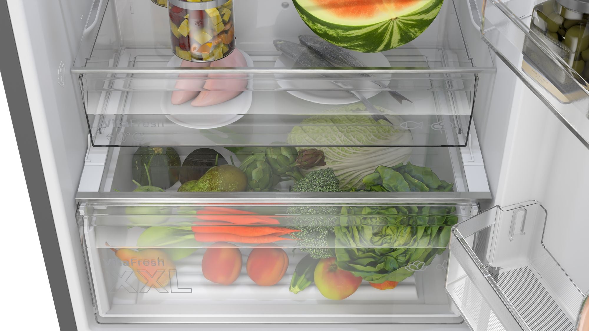 Bosch Serie 4 KGN49OCAF frigorifero con congelatore Libera installazione 311 L A Antracite - 6