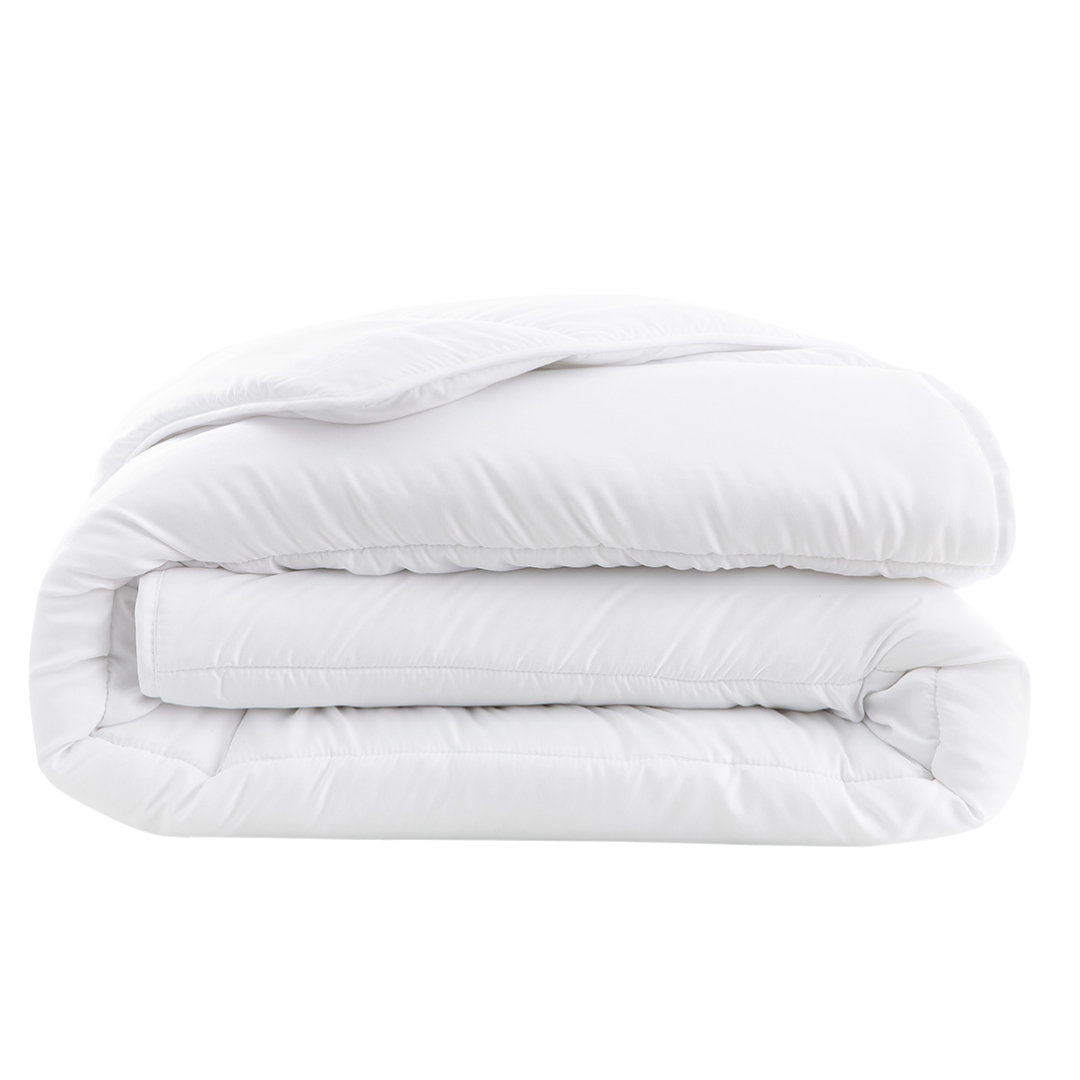 Couette tempérée 240 x 260 cm polyester blanc - 2