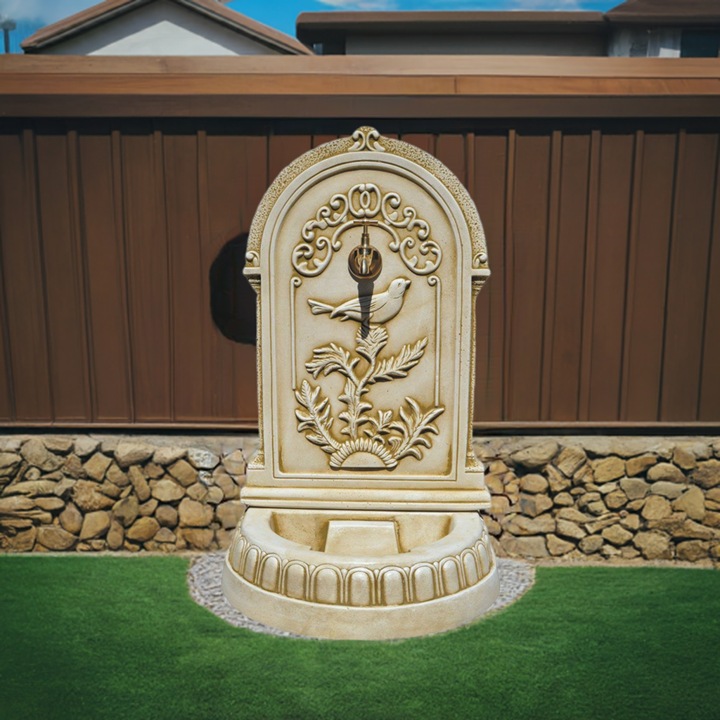 Fountain Peinture murale oiseau Fountain Garden 31x42x88cm. - 2