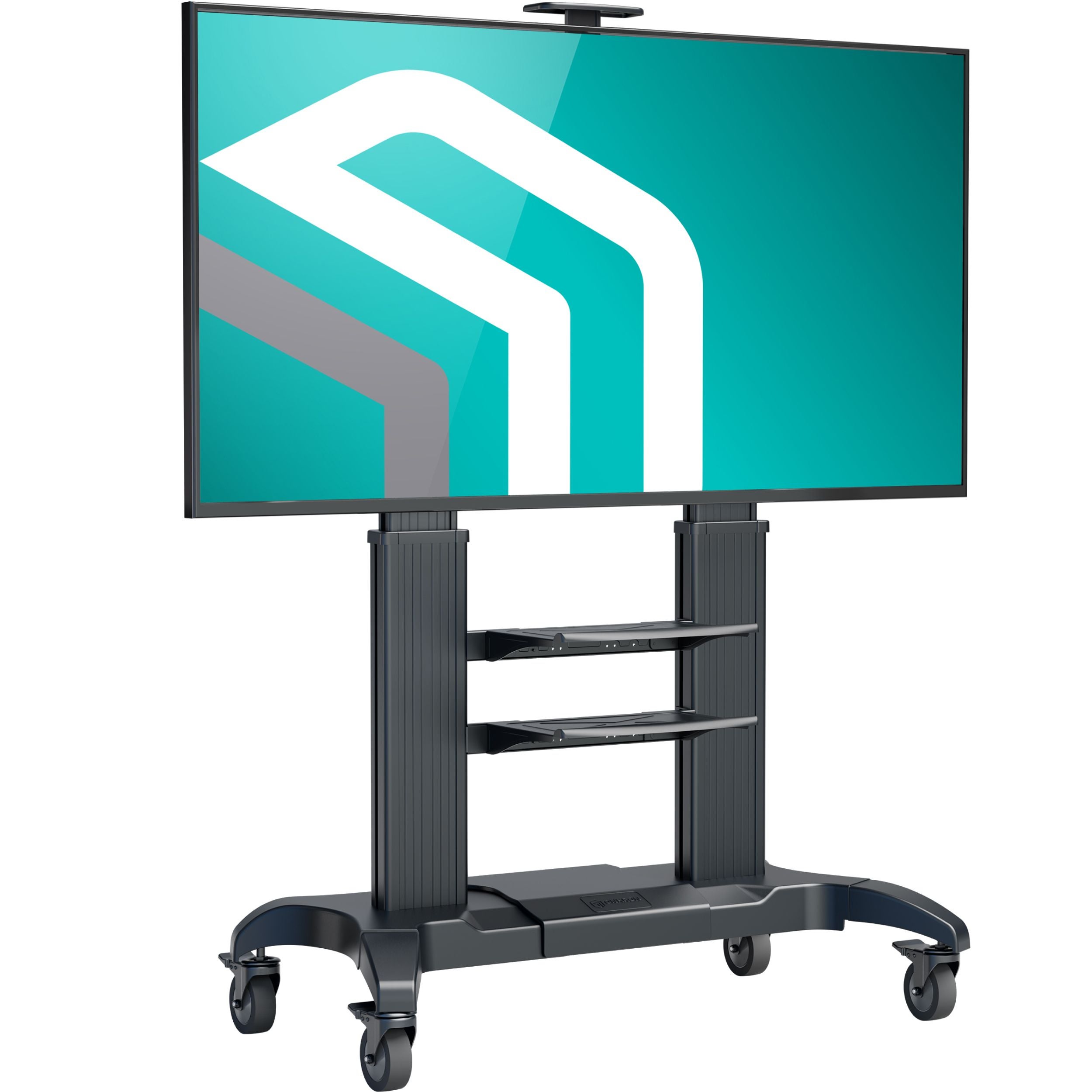 Support TV Mobile Sur Roulettes ONKRON - Pour Écran 60-120 Pouces - Réglable Et Stable