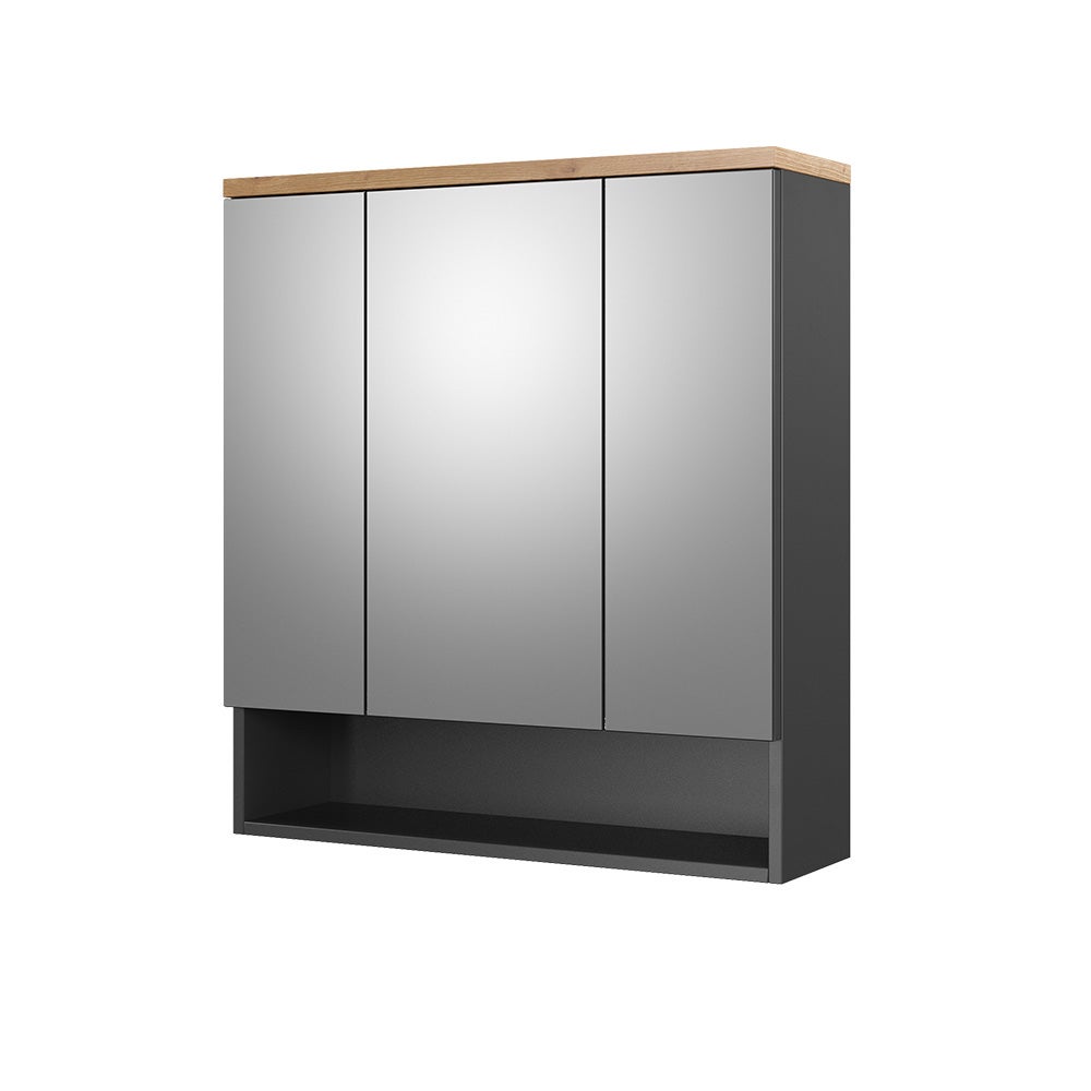Vicco Szafka z lustrem w łazience Eden, Antracyt, 70 x 77.5 cm