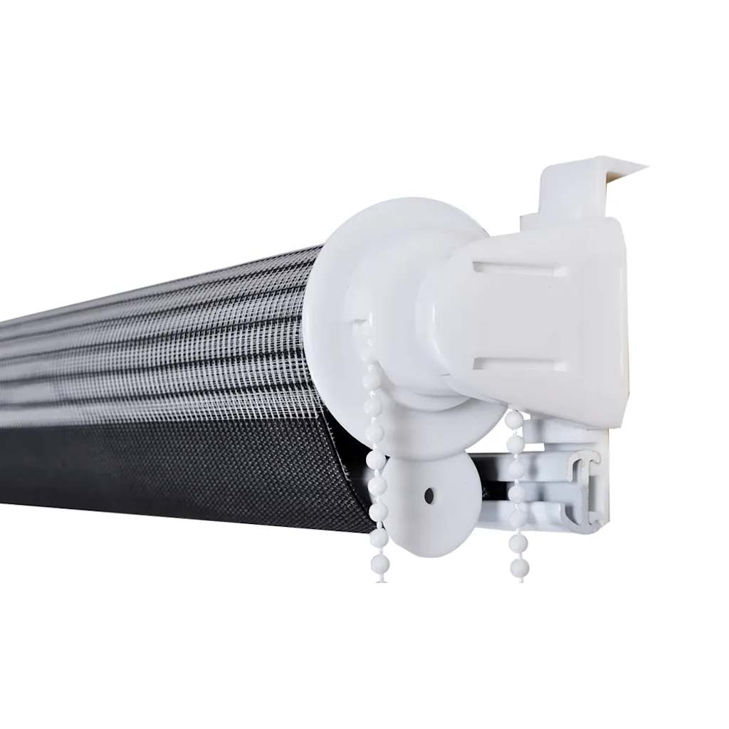 Tenda a rullo oscurante zebra 80x150cm grigia vidaXL - 9